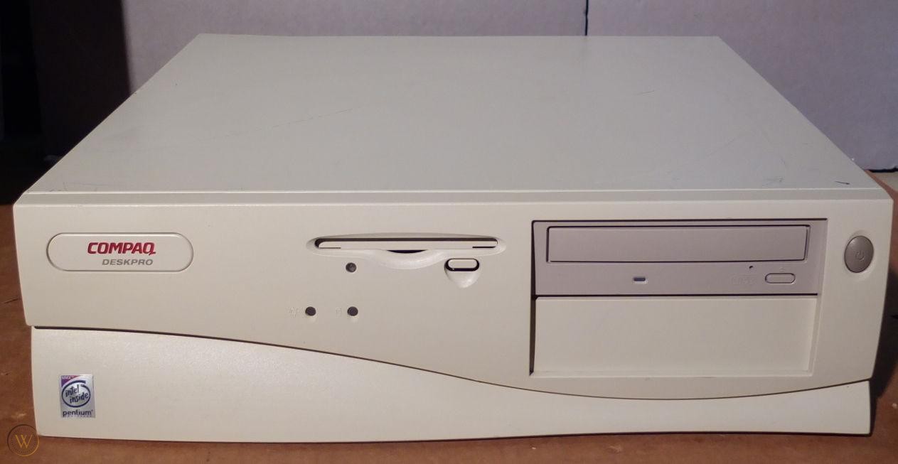 Front of a Compaq Deskpro 2000